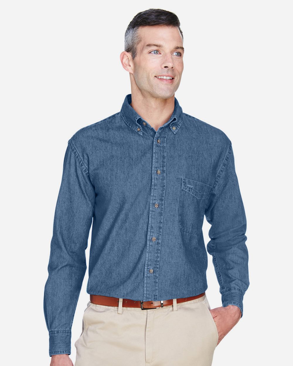 Harriton Men's Denim Shirt M550