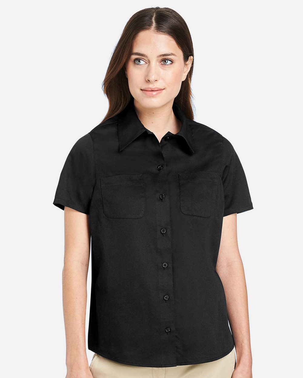 Harriton Women's Advantage IL Short Sleeve Dress Shirt M585W