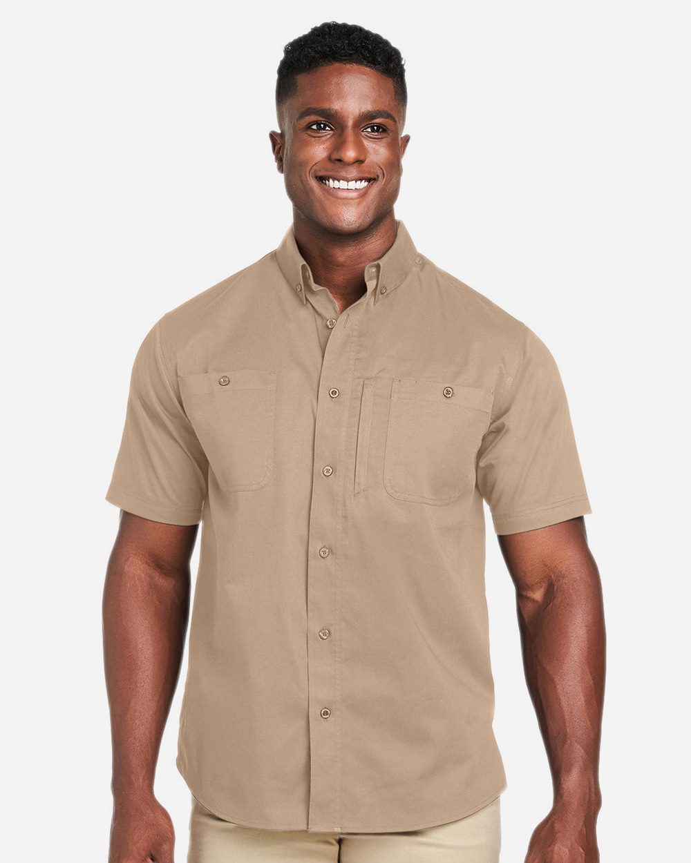 Harriton Men's Advantage IL Short Sleeve Work Shirt M585