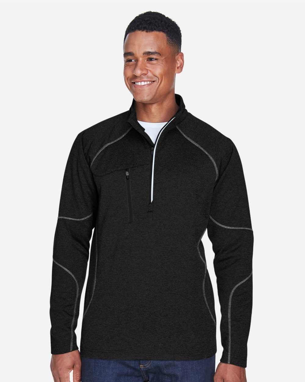 North End Men's Catalyst Performance Fleece Quarter-Zip Pullover 88175