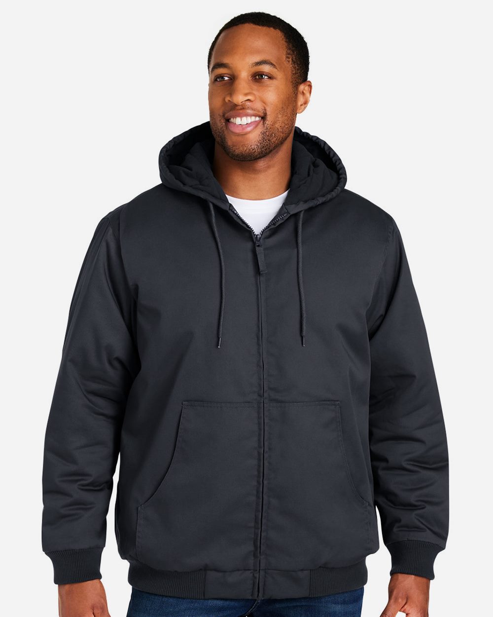 Harriton Unisex Tall ClimaBloc® Heavyweight Hooded Full-Zip Jacket M722T