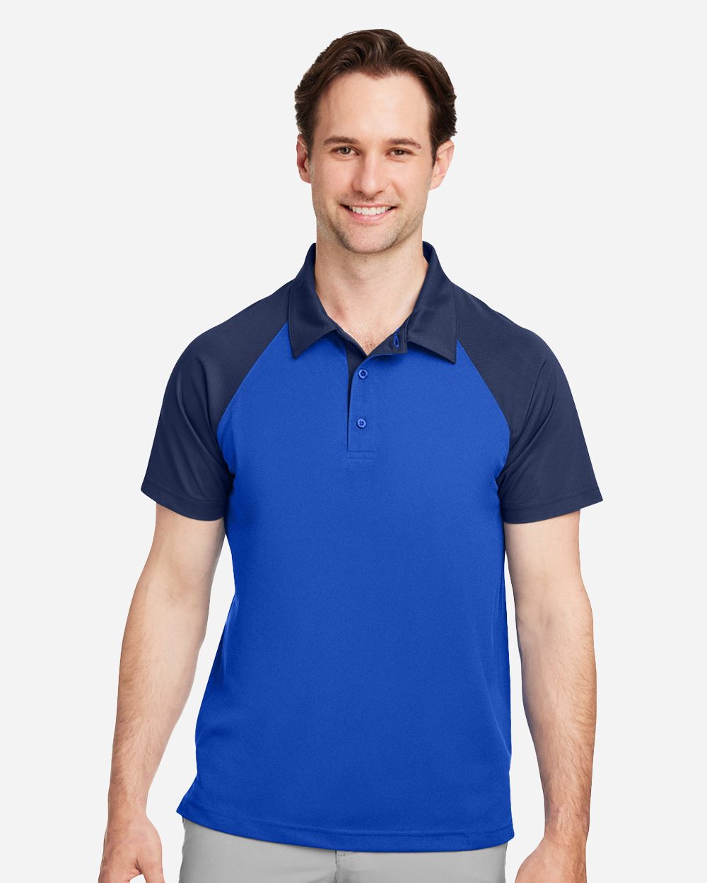 Team 365 Men's Command Snag-Protection Colorblock Polo TT21C