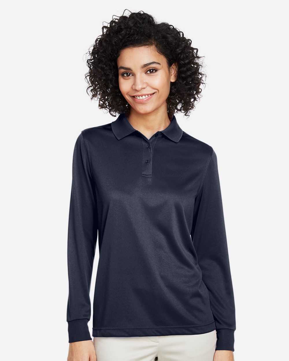 Harriton Women's Advantage Snag Protection Plus IL Long Sleeve Polo M348LW