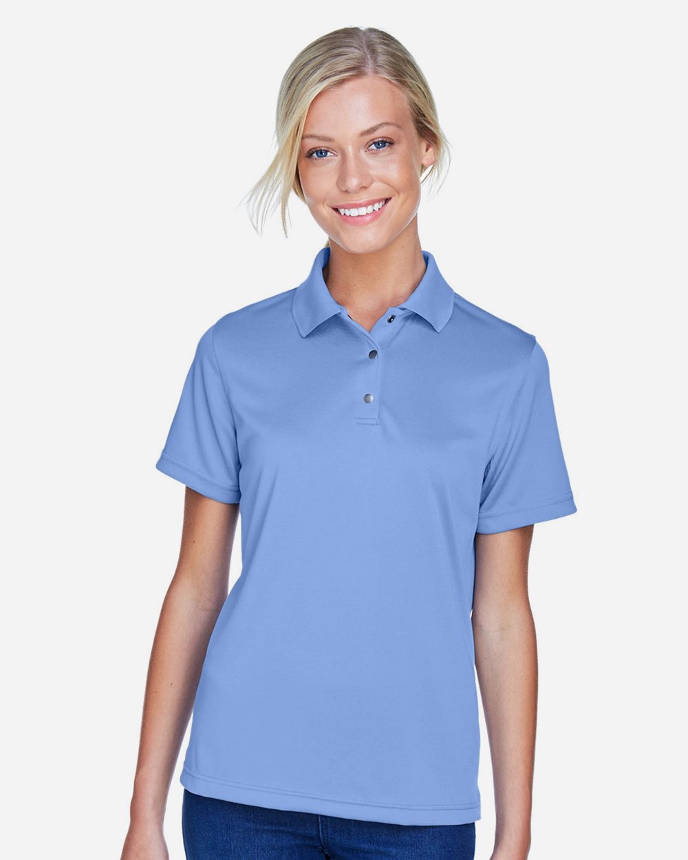 Harriton Women's Advantage Snag Protection Plus IL Snap Placket Polo M345W