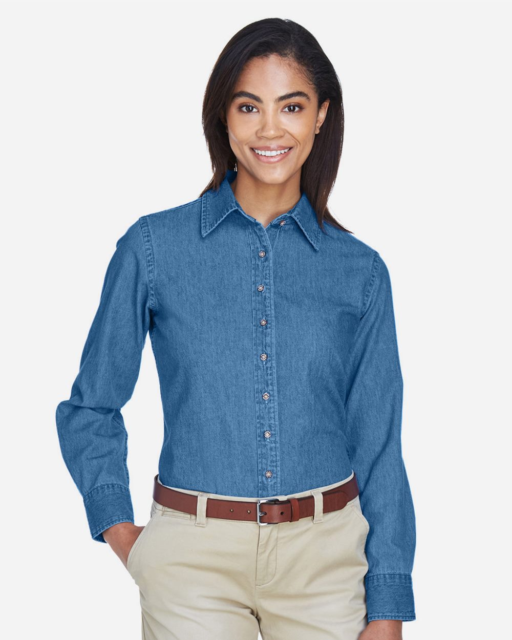 Harriton Women's Denim Shirt M550W