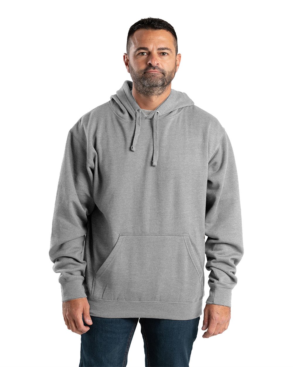 Berne Apparel Signature Sleeve Hooded Sweatshirt SP402GY