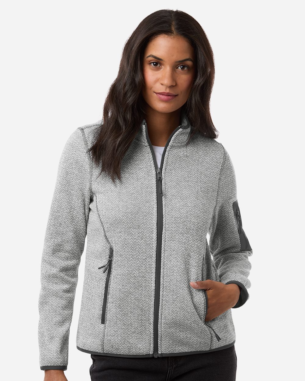 North End Women's Jasper Full-Zip Fleece Jacket NE730W