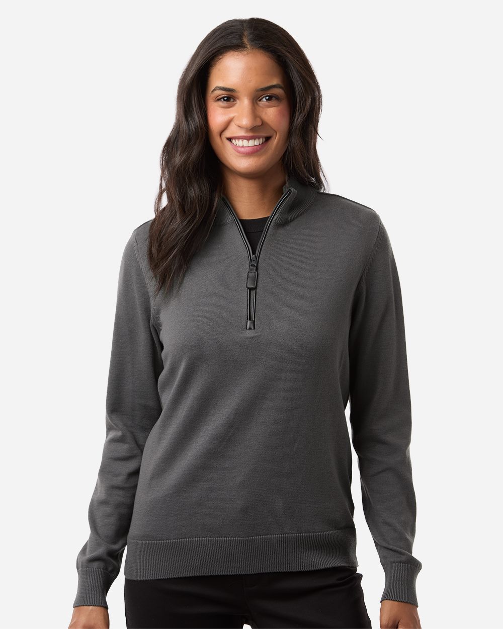 Devon & Jones Women's New Classics Quarter-Zip Sweater DG446W