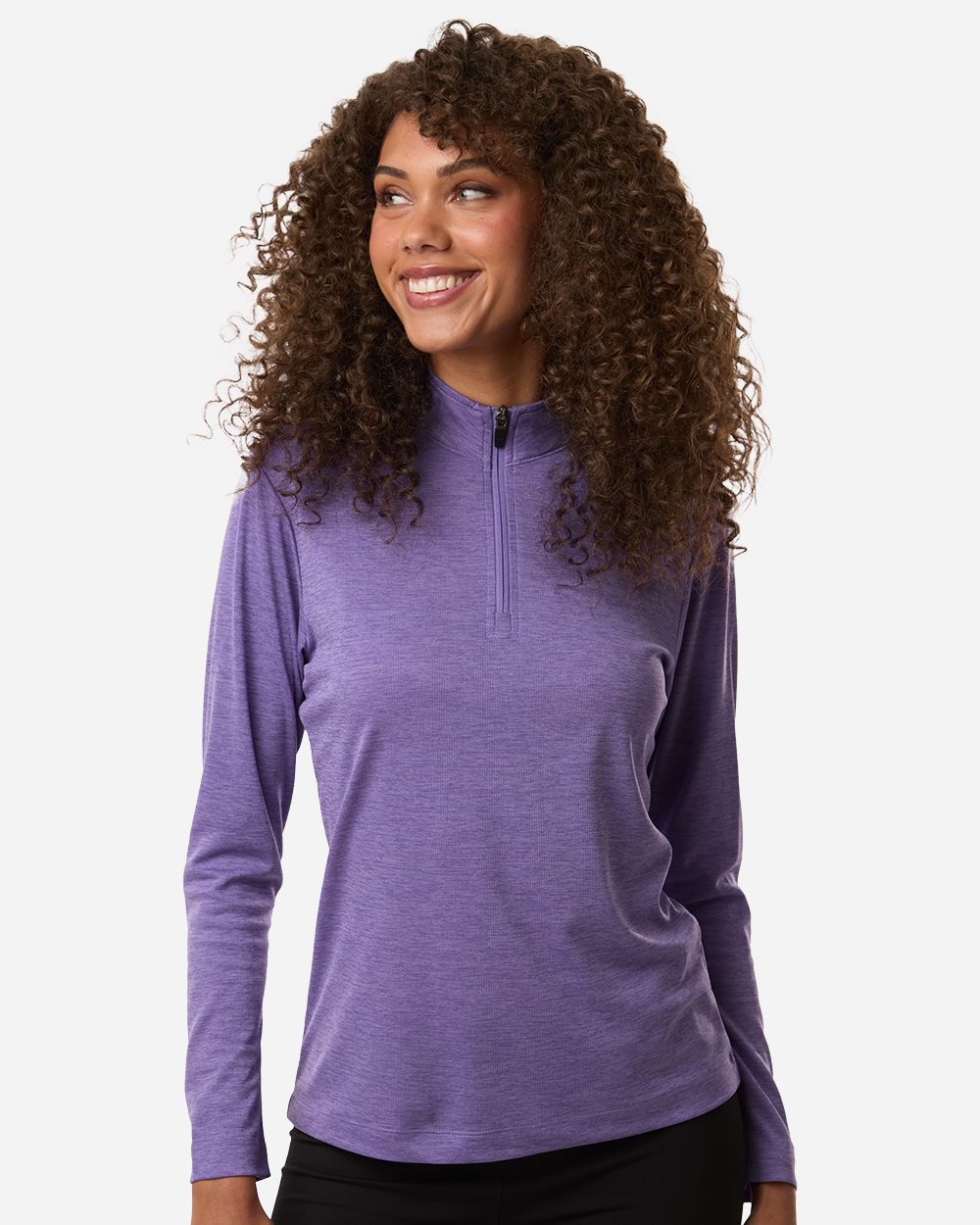 AllPro Women's Pro-Lock Performance Mélange Quarter-Zip Pullover 4HM70L