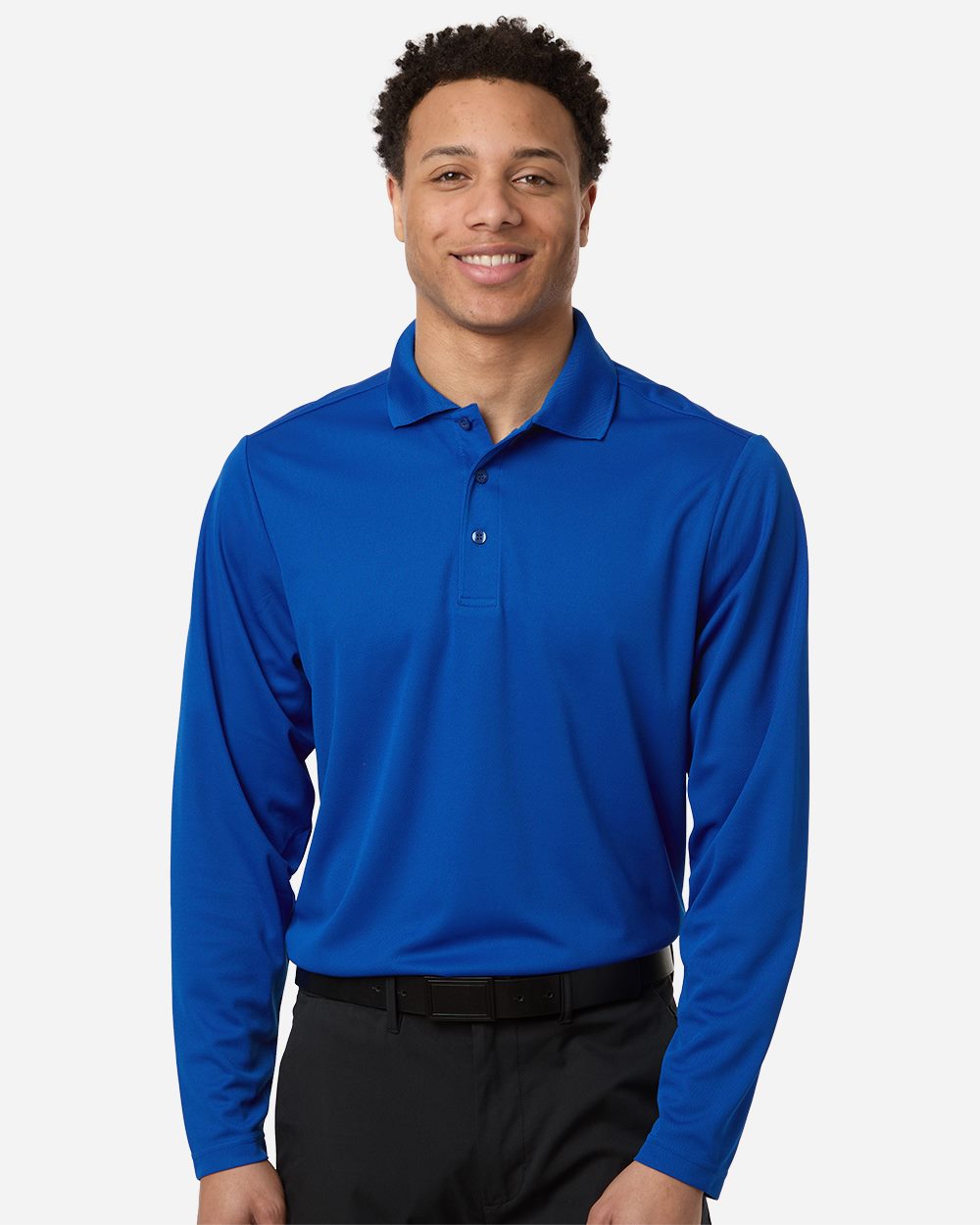 CORE365 Men's Nova Performance Long Sleeve Pique Polo CE108L