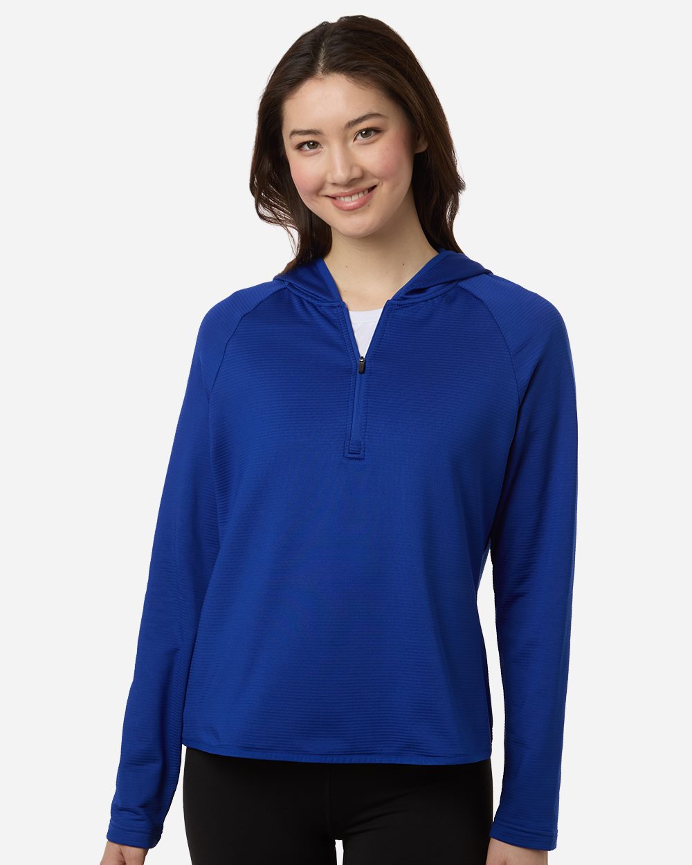 Team 365 Women's Qualify Quarter-Zip Hooded Pullover TT200W