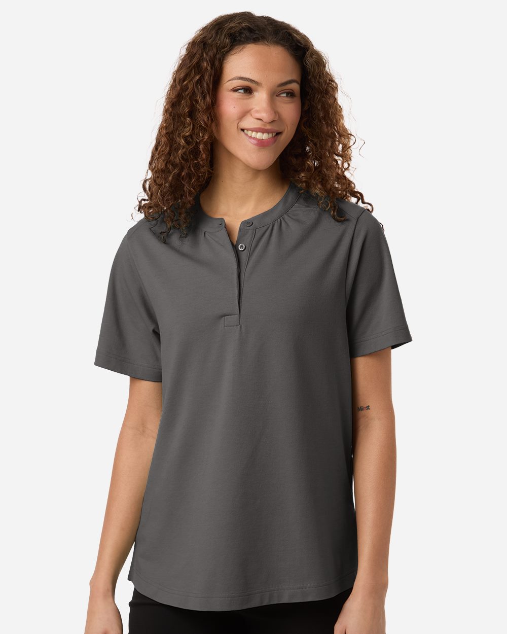 Devon & Jones Women's Seaton Pebble Textured Polo DG102W