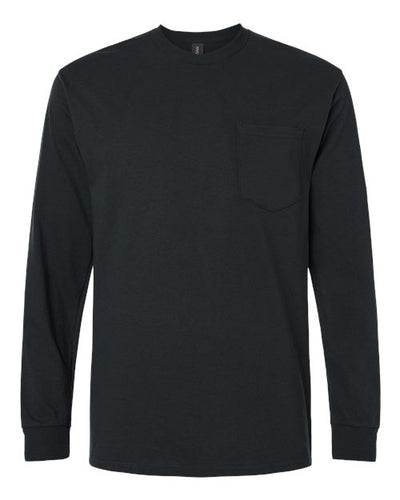Ultra Cotton Long Sleeve Pocket Tee
