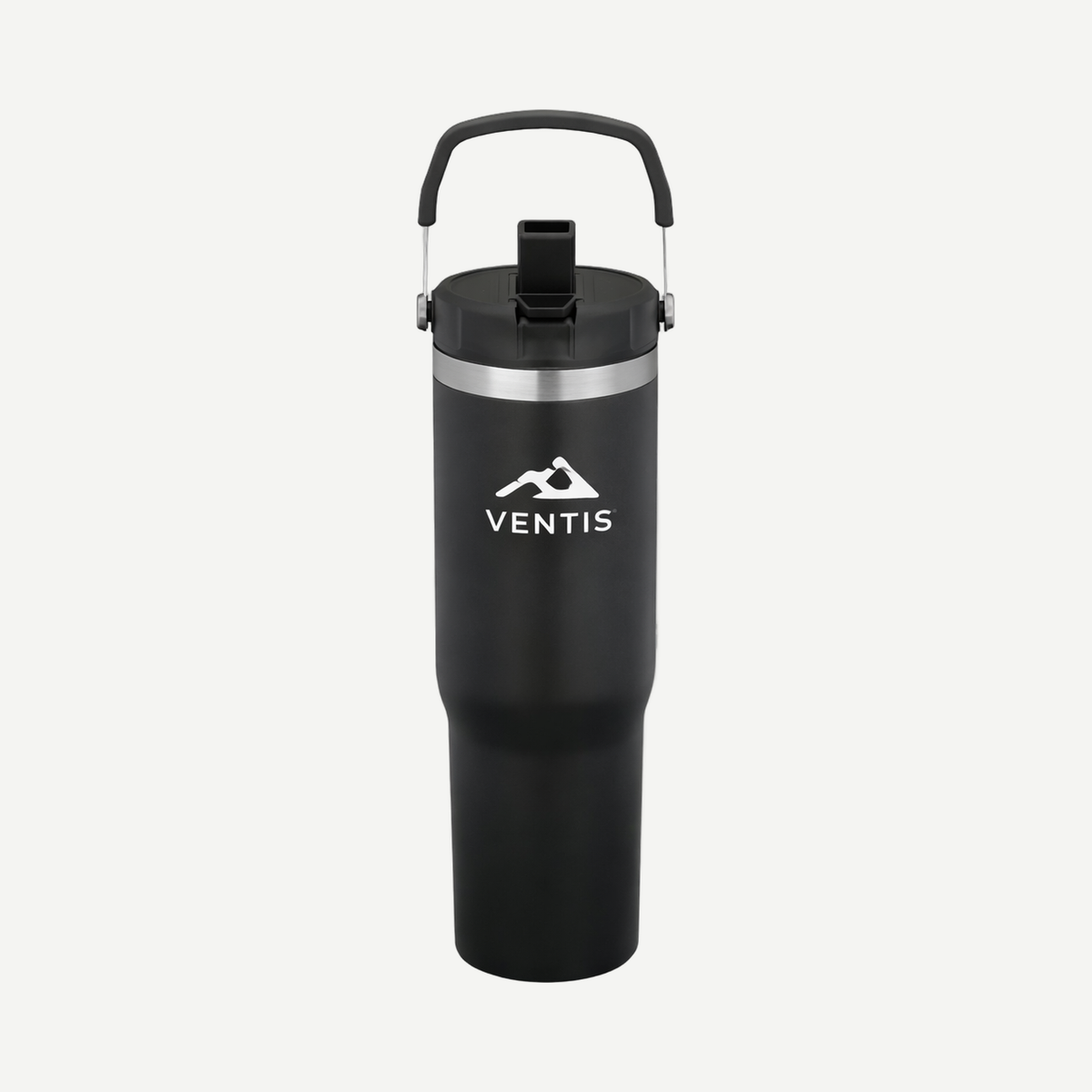 28oz Pinnacle Flip Straw Tumbler - Black | Limitless Toronto
