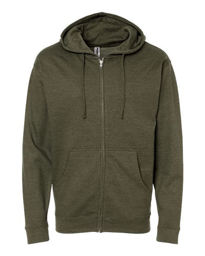 Midweight Full-Zip Hoodie