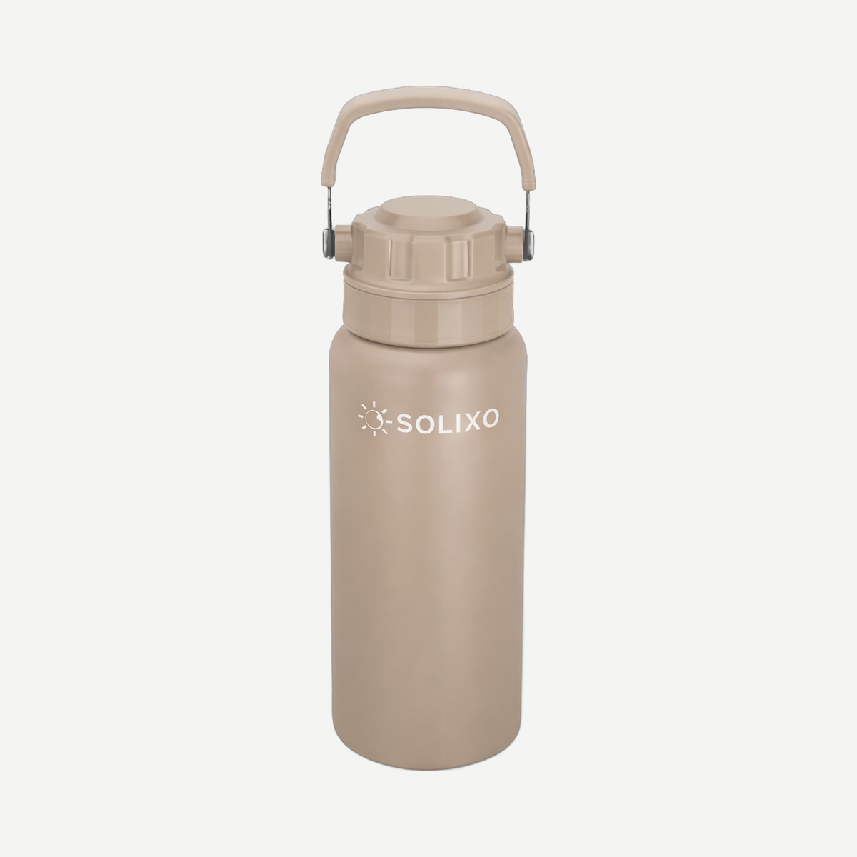 34oz Dual Top Water Bottle - Sand | Limitless Toronto