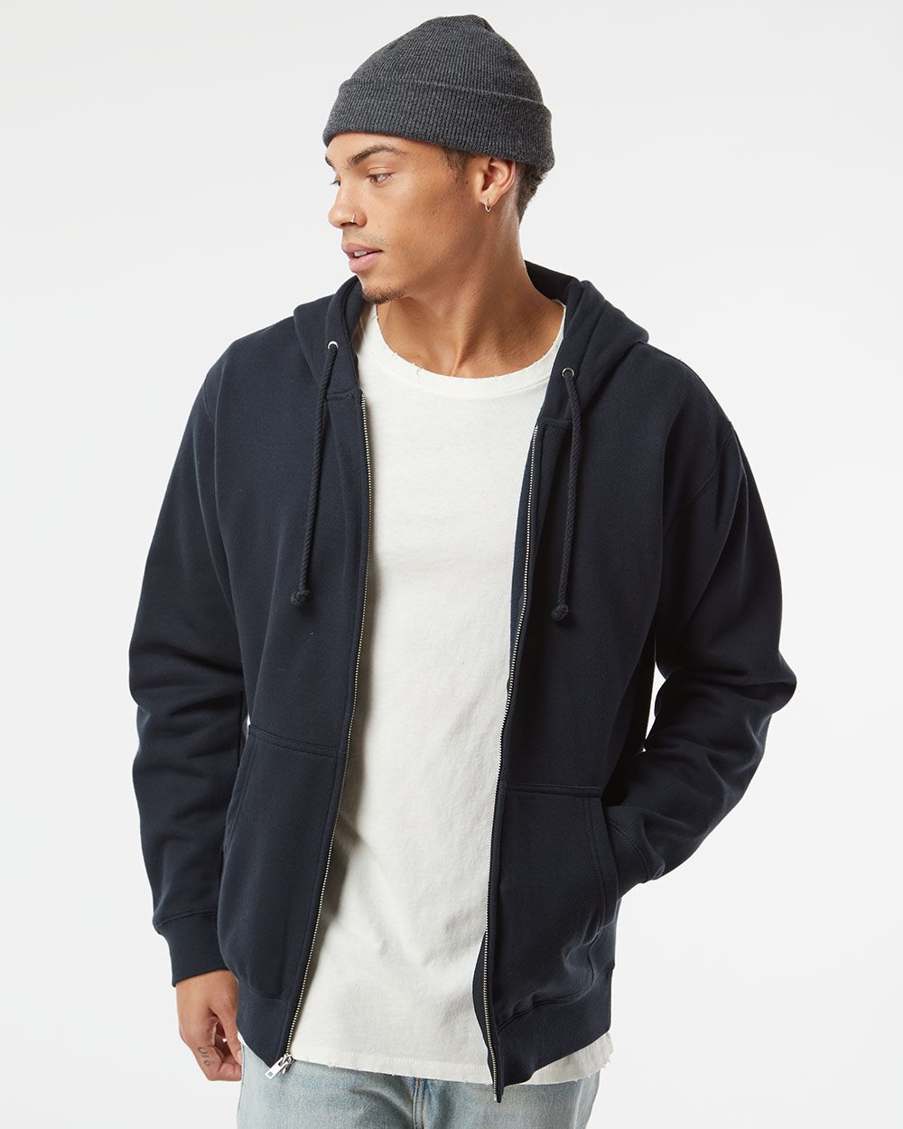 Independent Trading Co. Unisex Heavyweight Full-Zip Hooded Sweatshirt IND4000Z