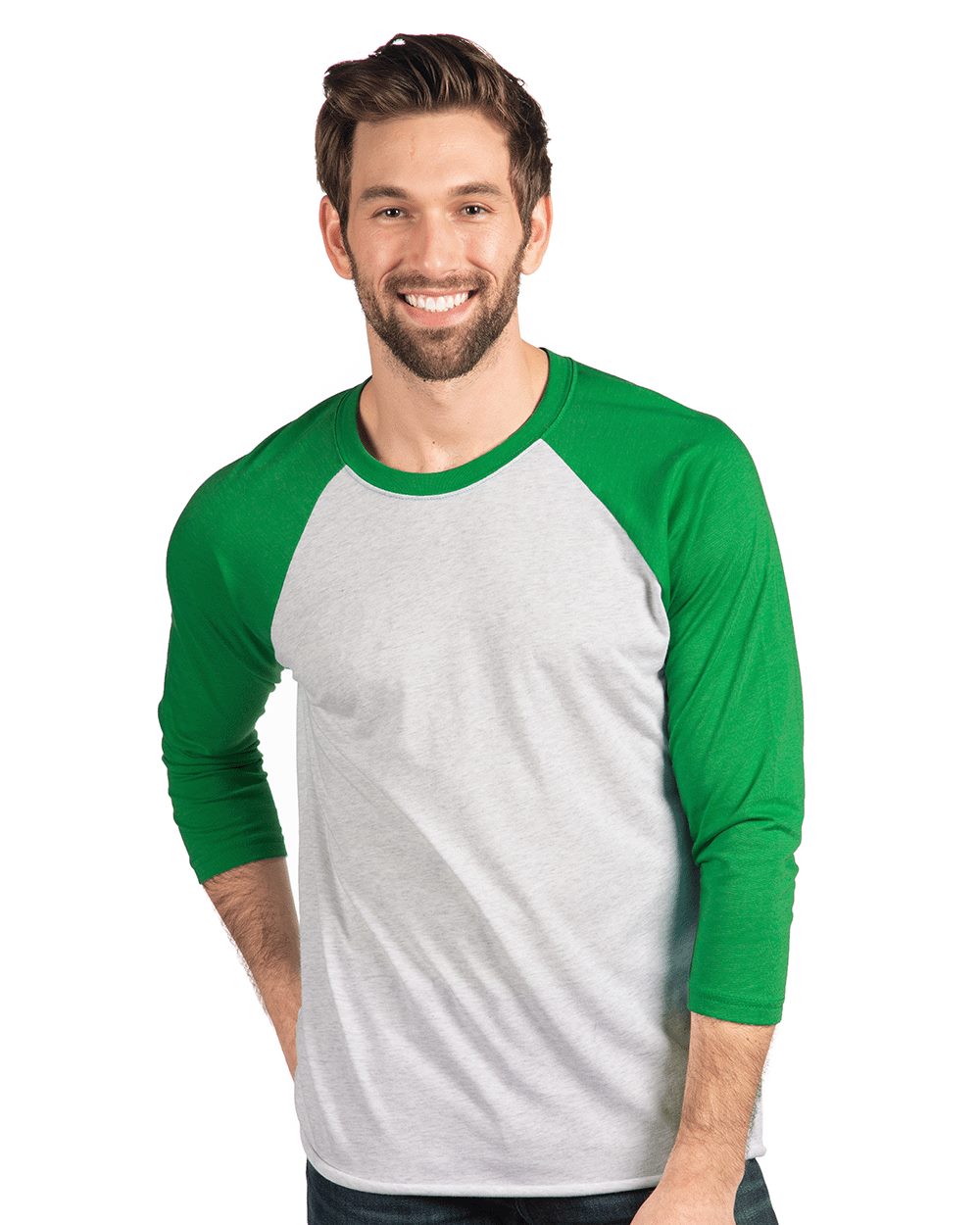 Next Level Unisex Triblend Three-Quarter Raglan Tee 6051
