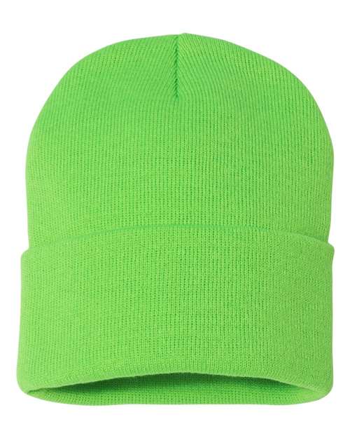 Sportsman 12" Solid Cuffed Beanie SP12