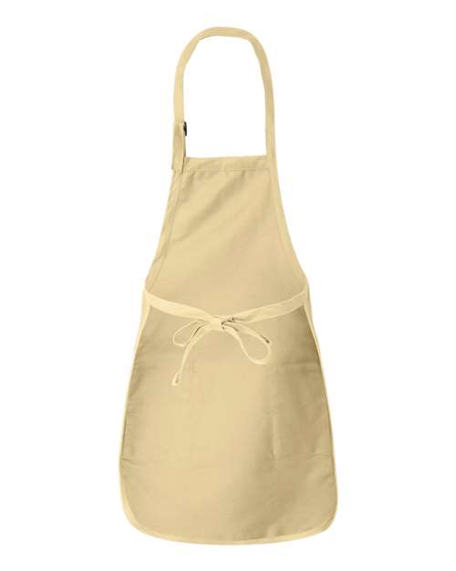 Q-Tees Full-Length Apron with Pockets Q4350