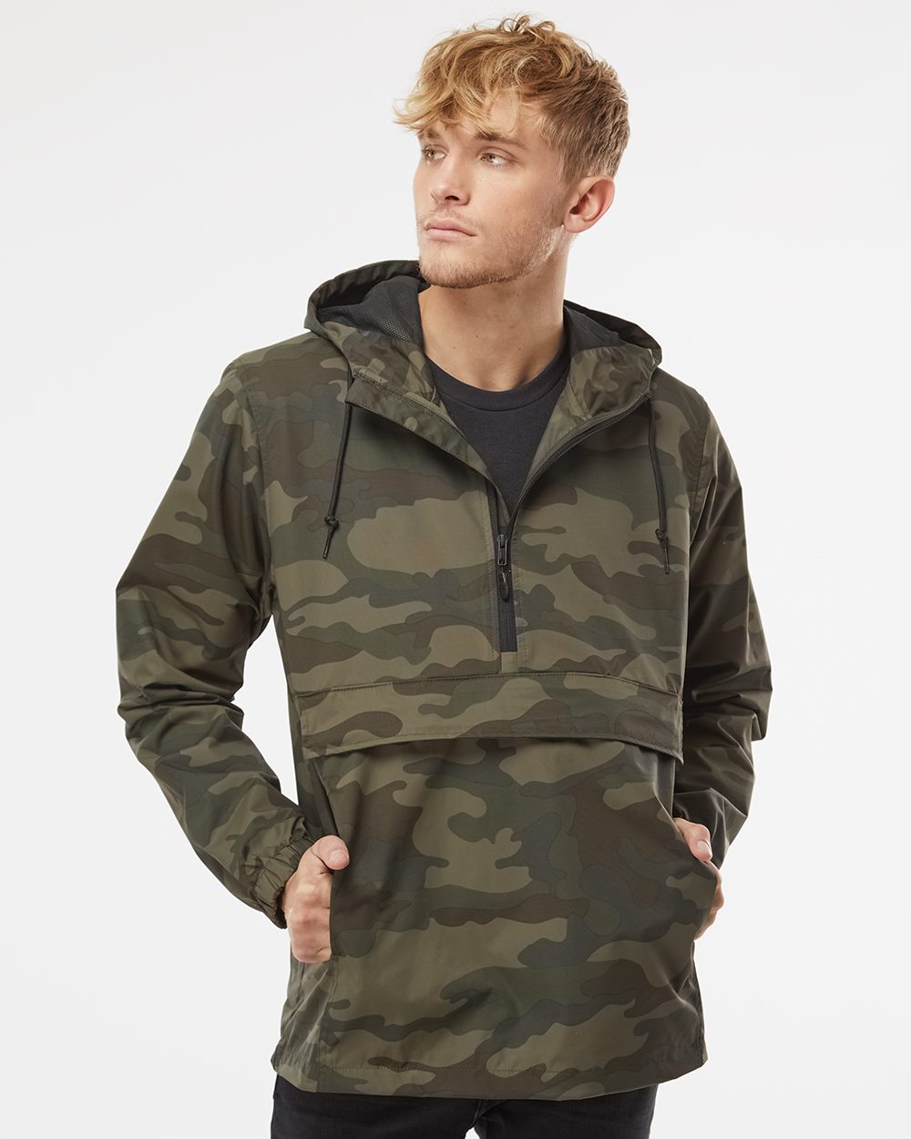 Independent Trading Co. Men's Nylon Anorak EXP94NAW