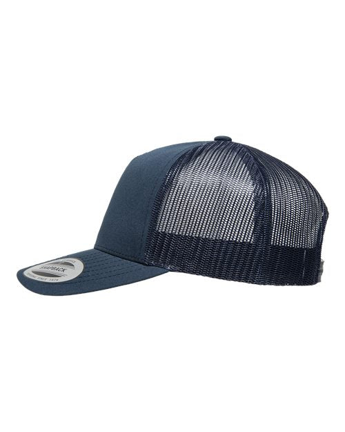 YP Classics Five-Panel Retro Trucker Cap 6506