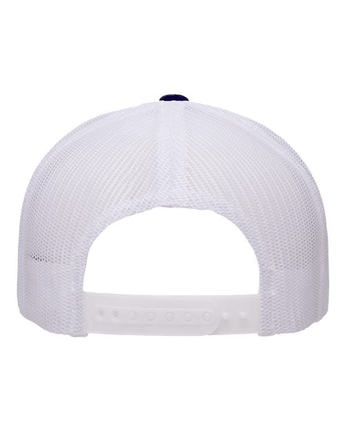 YP Classics Five-Panel Retro Trucker Cap 6506