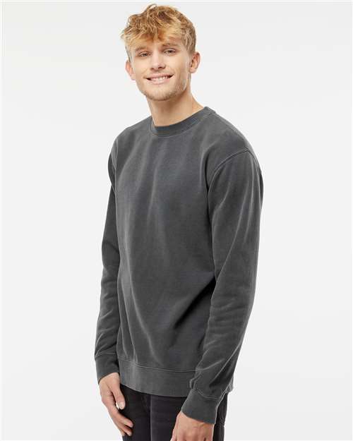 Independent Trading Co. Unisex Midweight Pigment-Dyed Crewneck Sweatshirt PRM3500
