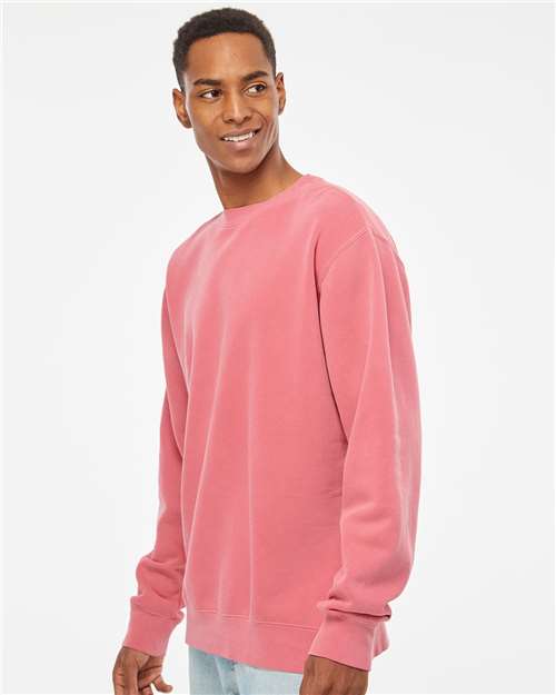 Independent Trading Co. Unisex Midweight Pigment-Dyed Crewneck Sweatshirt PRM3500