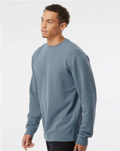 Independent Trading Co. Unisex Midweight Pigment-Dyed Crewneck Sweatshirt PRM3500