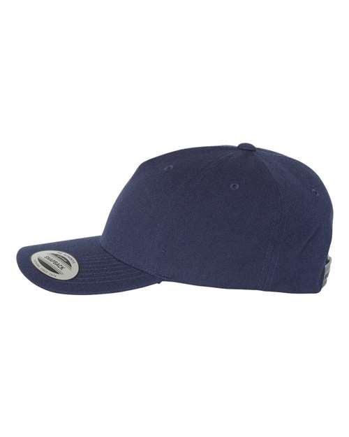 YP Classics Premium Five-Panel Curved Bill Snapback Cap 5789M