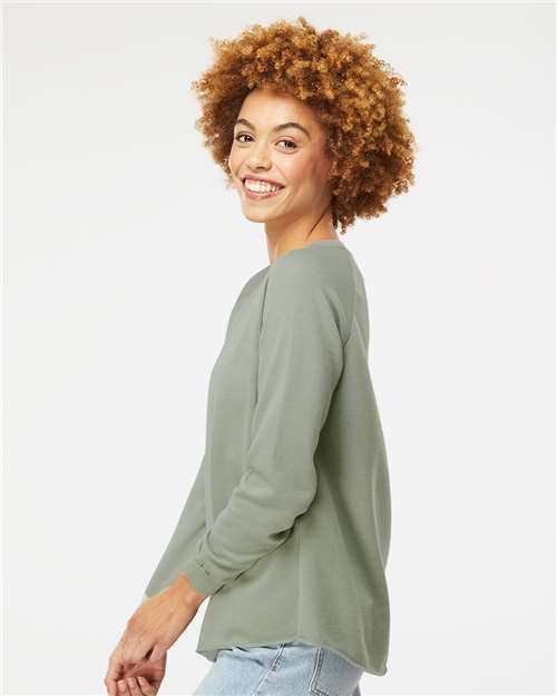Independent Trading Co. Women's California Wave Wash Crewneck Sweatshirt PRM2000