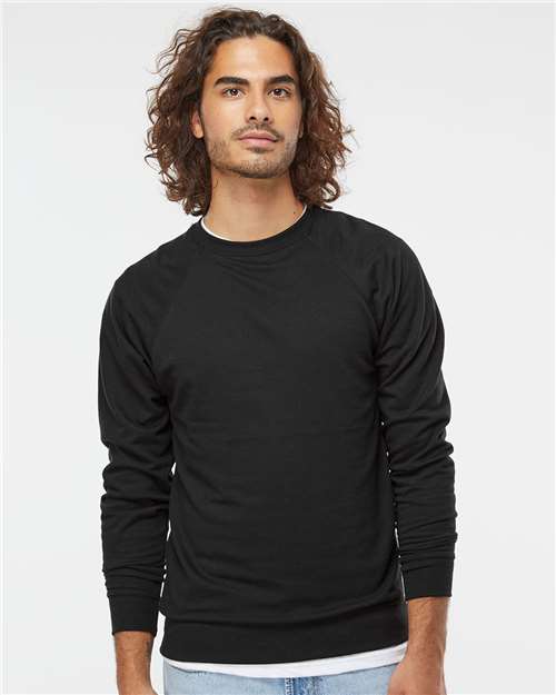 Independent Trading Co. Unisex Icon Lightweight Loopback Terry Crewneck Sweatshirt SS1000C