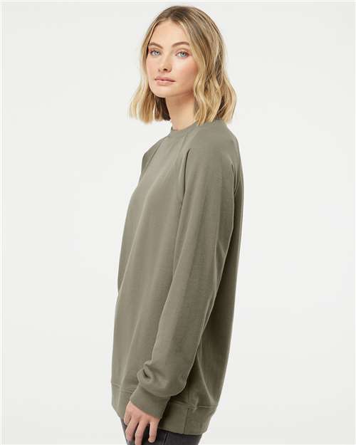 Independent Trading Co. Unisex Icon Lightweight Loopback Terry Crewneck Sweatshirt SS1000C