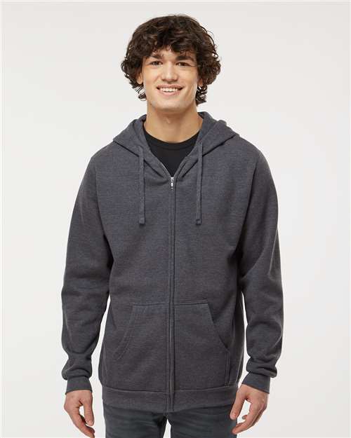 M&O Unisex Zipper Fleece Hoodie 3331
