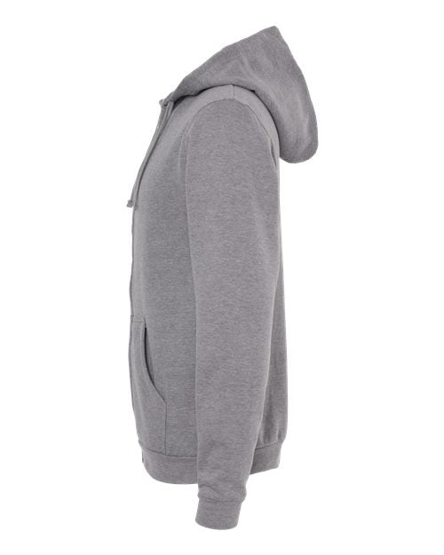 M&O Unisex Zipper Fleece Hoodie 3331