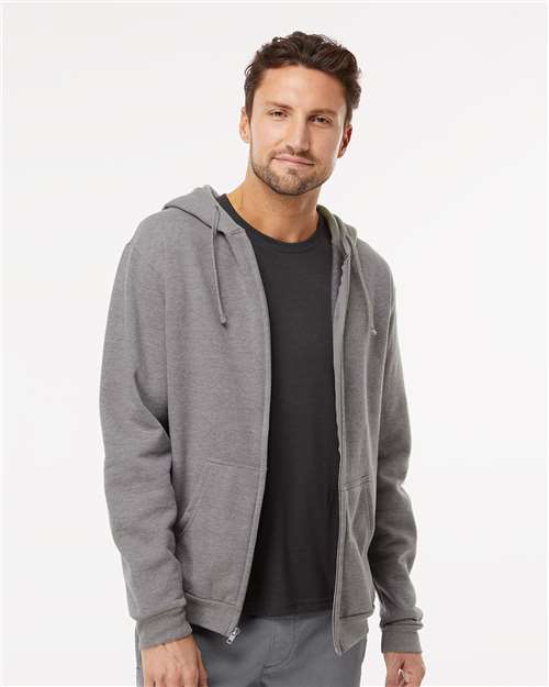 M&O Unisex Zipper Fleece Hoodie 3331