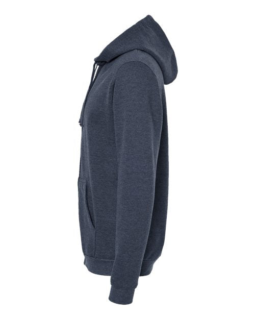 M&O Unisex Zipper Fleece Hoodie 3331
