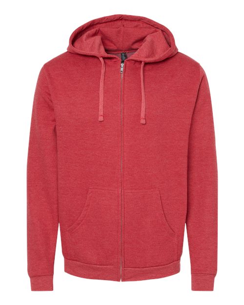 M&O Unisex Zipper Fleece Hoodie 3331