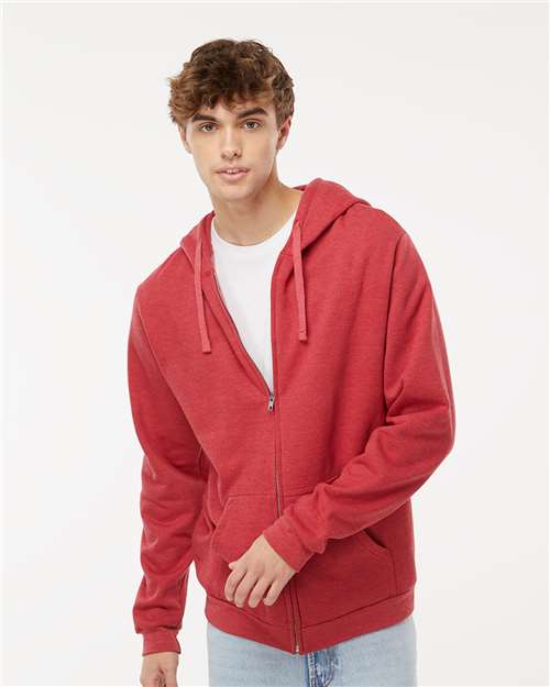 M&O Unisex Zipper Fleece Hoodie 3331