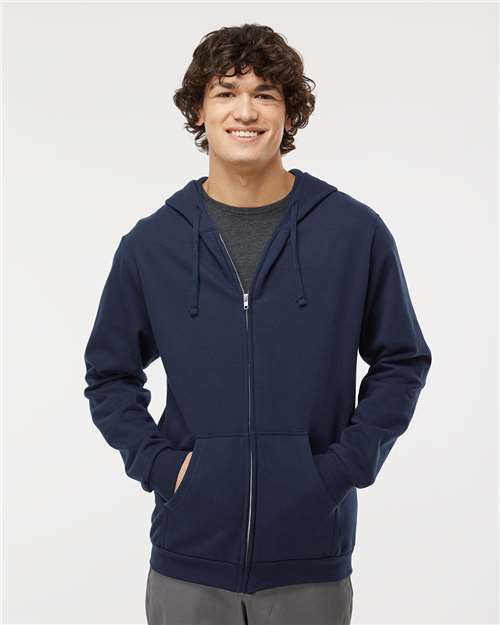 M&O Unisex Zipper Fleece Hoodie 3331