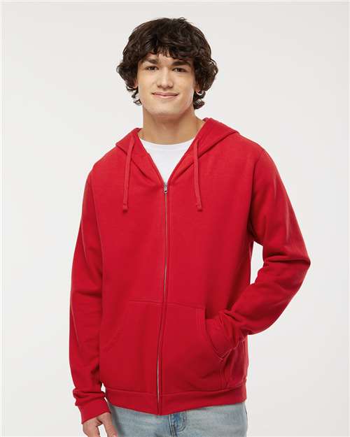 M&O Unisex Zipper Fleece Hoodie 3331
