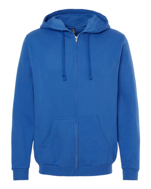M&O Unisex Zipper Fleece Hoodie 3331