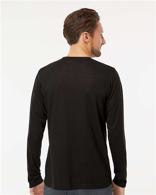 M&O Poly-Blend Long Sleeve T-Shirt 3520