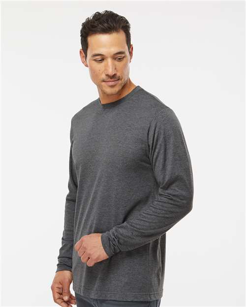 M&O Poly-Blend Long Sleeve T-Shirt 3520