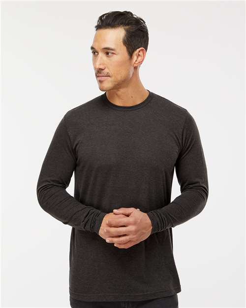 M&O Poly-Blend Long Sleeve T-Shirt 3520