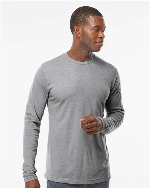 M&O Poly-Blend Long Sleeve T-Shirt 3520