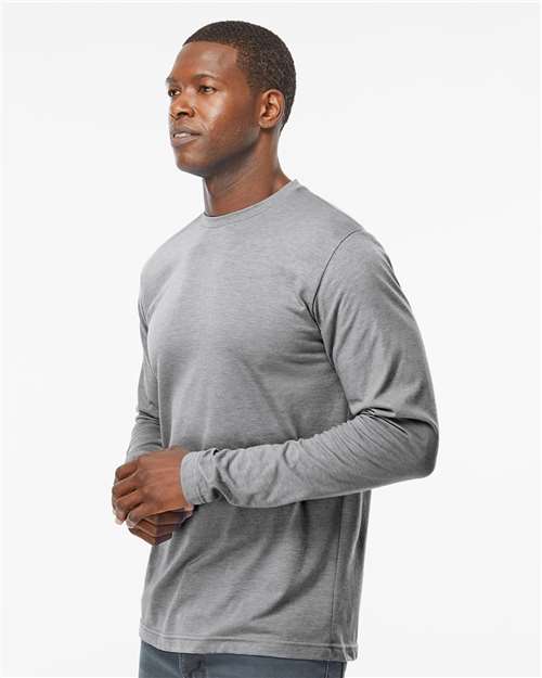 M&O Poly-Blend Long Sleeve T-Shirt 3520