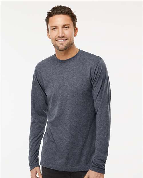 M&O Poly-Blend Long Sleeve T-Shirt 3520