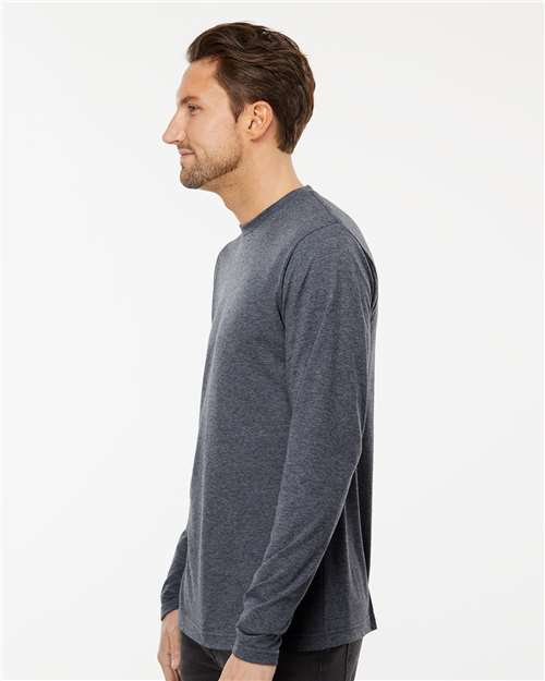 M&O Poly-Blend Long Sleeve T-Shirt 3520